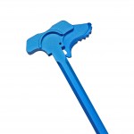 AR-15 Tactical "BAT" Style Charging Handle w/ Oversized Latch Non-Slip - Blue